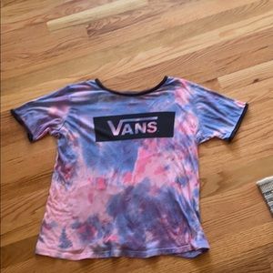 💓SALE💓Hand made Tye Dye Vans Crop top